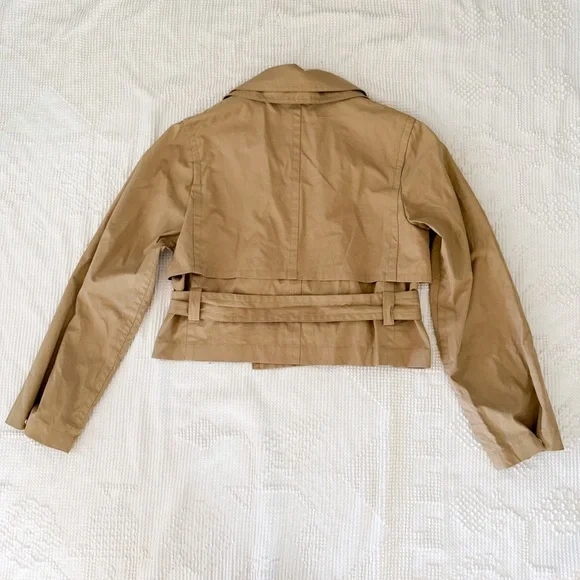 Wyeth Jude Jacket Cropped Trench Shopbop Small - Picture 6 of 10